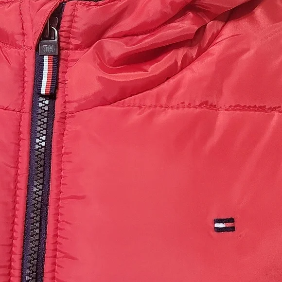 NWT Boy's Tommy Hilfiger Puffer Jacket Red Size 18/20
